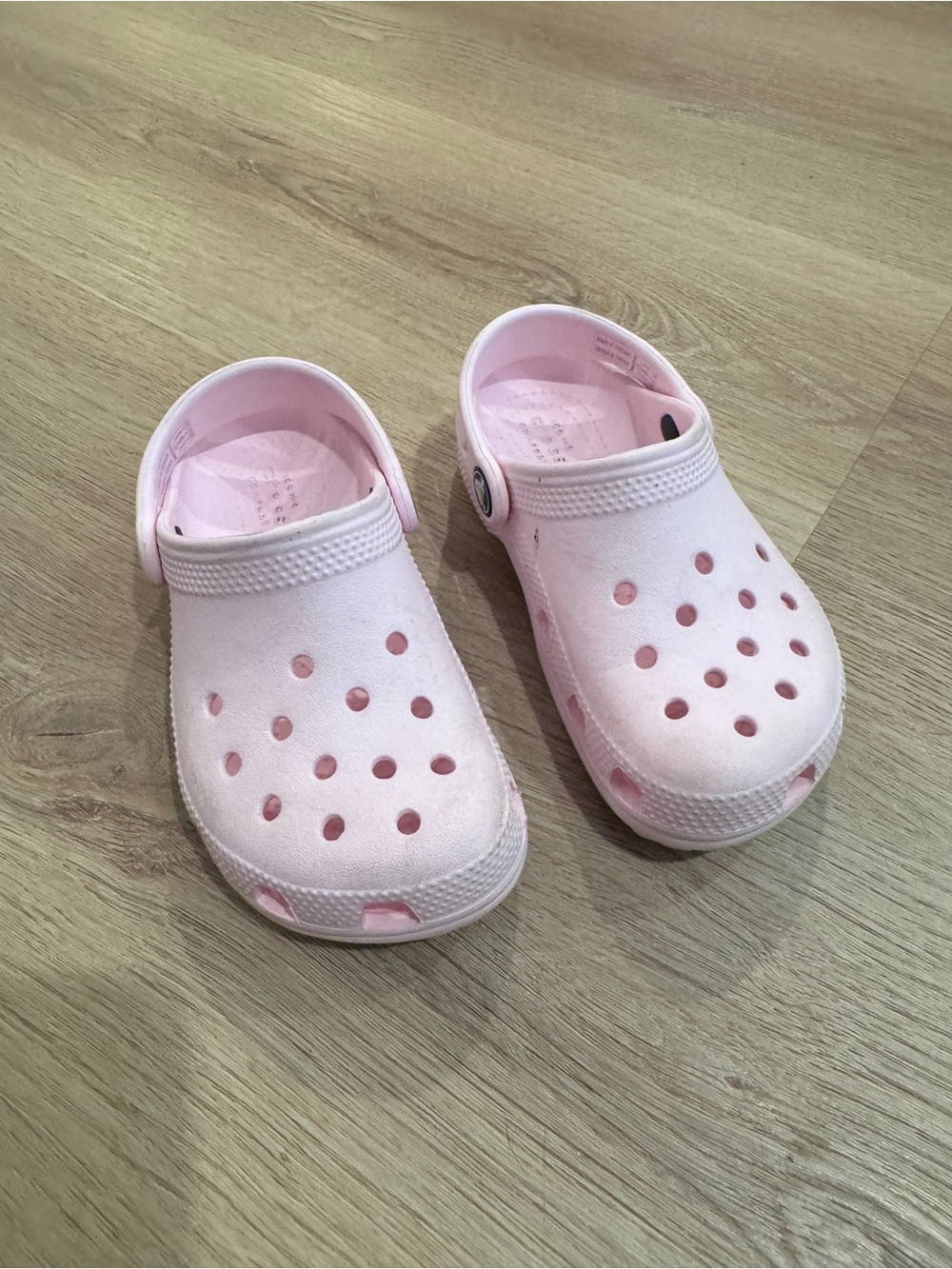CROCS Kids Light Pink Classic Clog